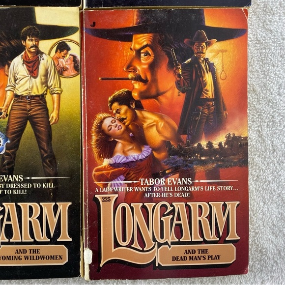 Vintage Longarm Action Western Romance Novel x4 - Picture 5 of 14